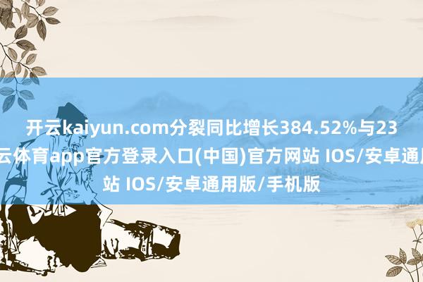 开云kaiyun.com分裂同比增长384.52%与235.12%-kai云体育app官方登录入口(中国)官方网站 IOS/安卓通用版/手机版